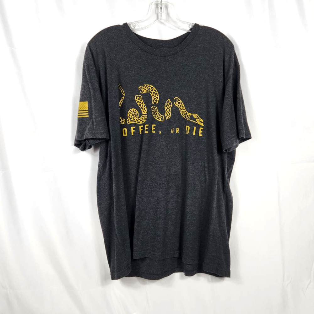 Black Rifle Coffee Company XL Snake or Die T-Shirt Tee BRCC